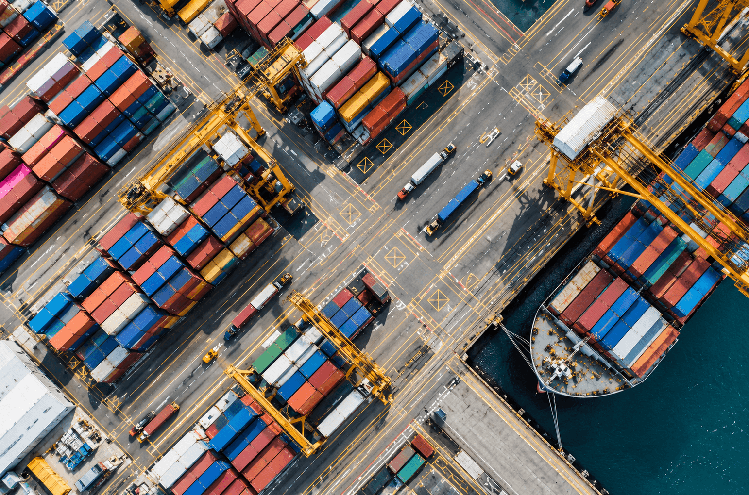International freight and shipping containers